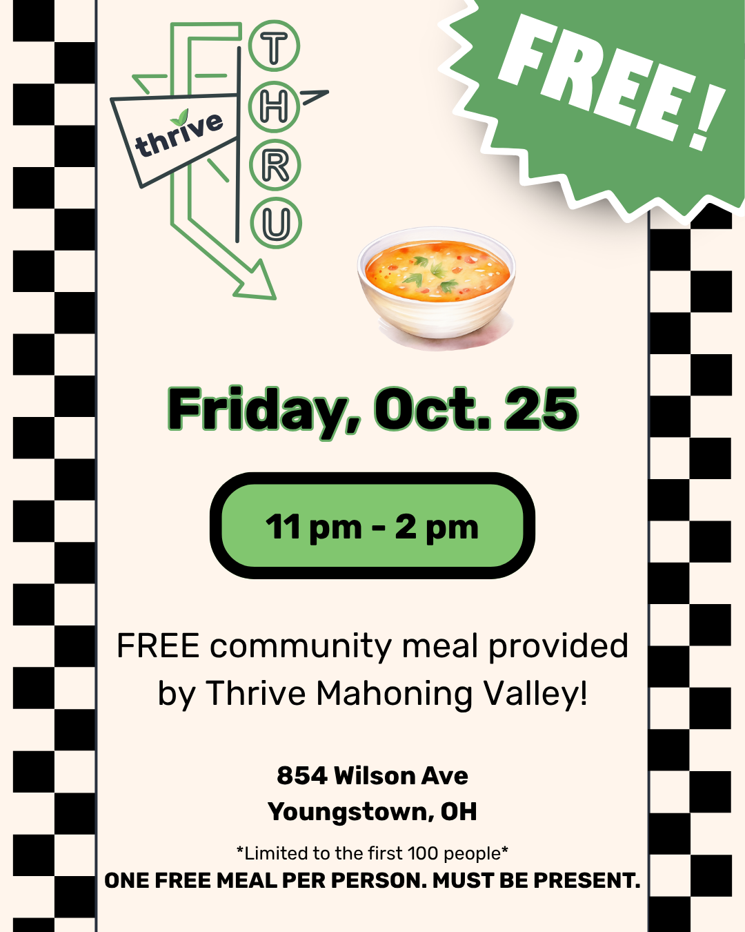 Campaign cover image for Thrive-Thru | Free Meal Days