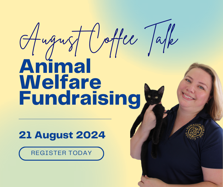 Campaign cover image for August Hybrid Coffee Talk: Animal Welfare Fundraising