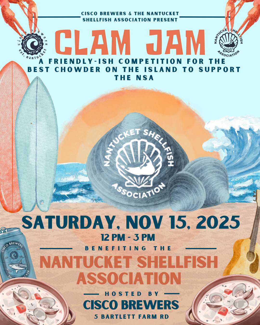 Campaign cover image for NSA Clam Jam 25