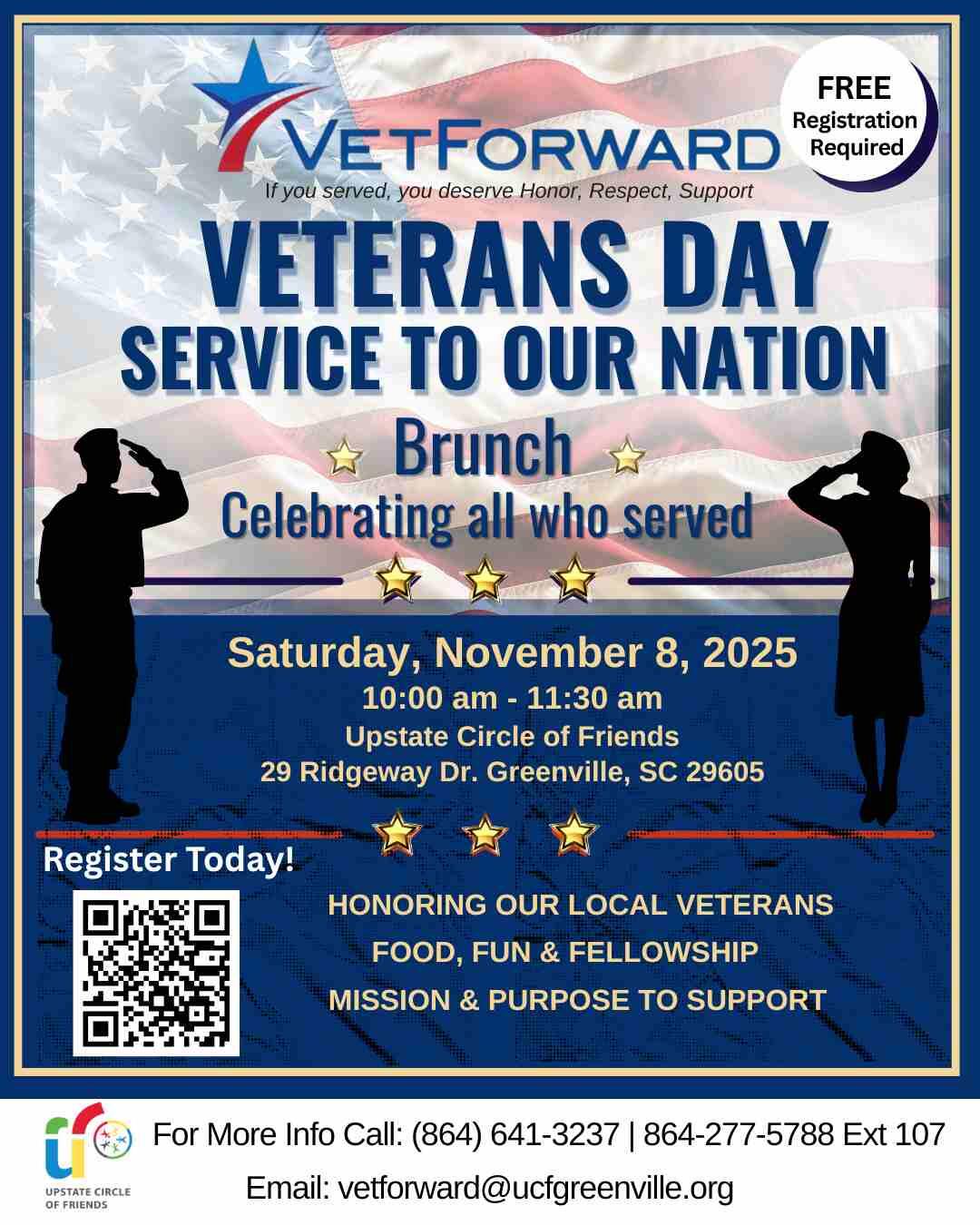 Campaign cover image for Veterans Day Service To Our Nation Brunch