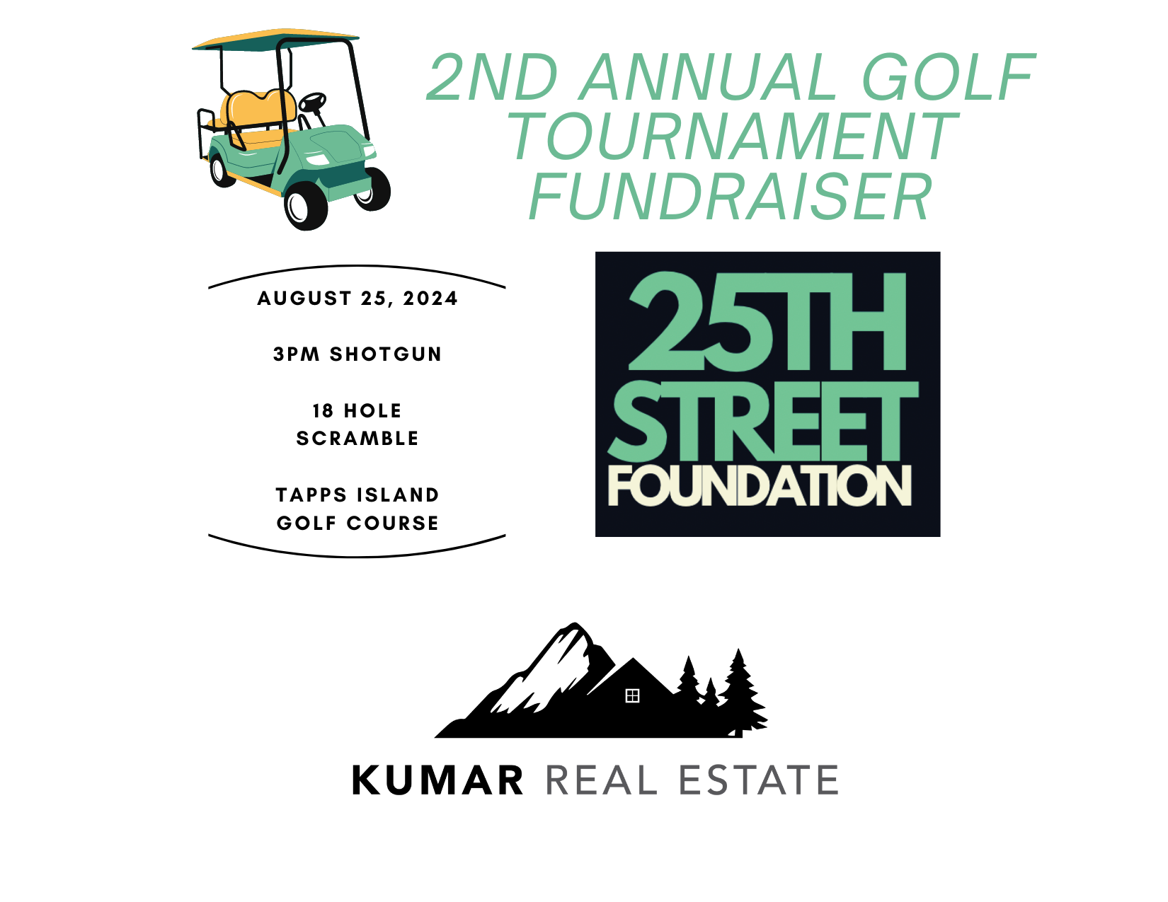 Campaign cover image for 25th Street Golf Tournament SPONSORS