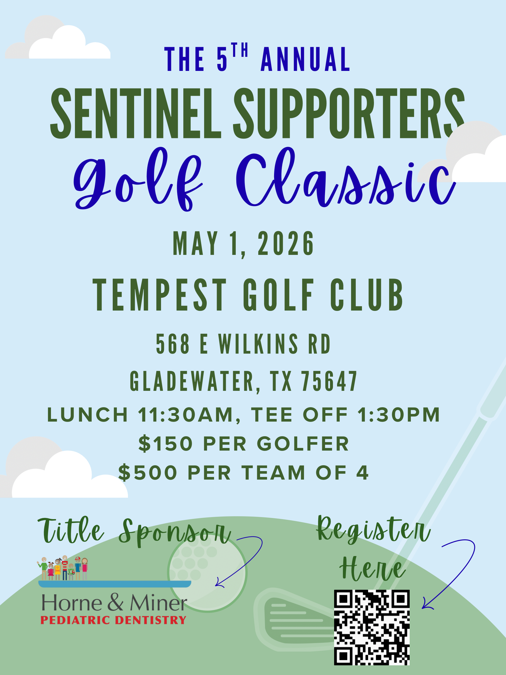 Campaign cover image for The 5th Annual Sentinel Supporters Golf Classic