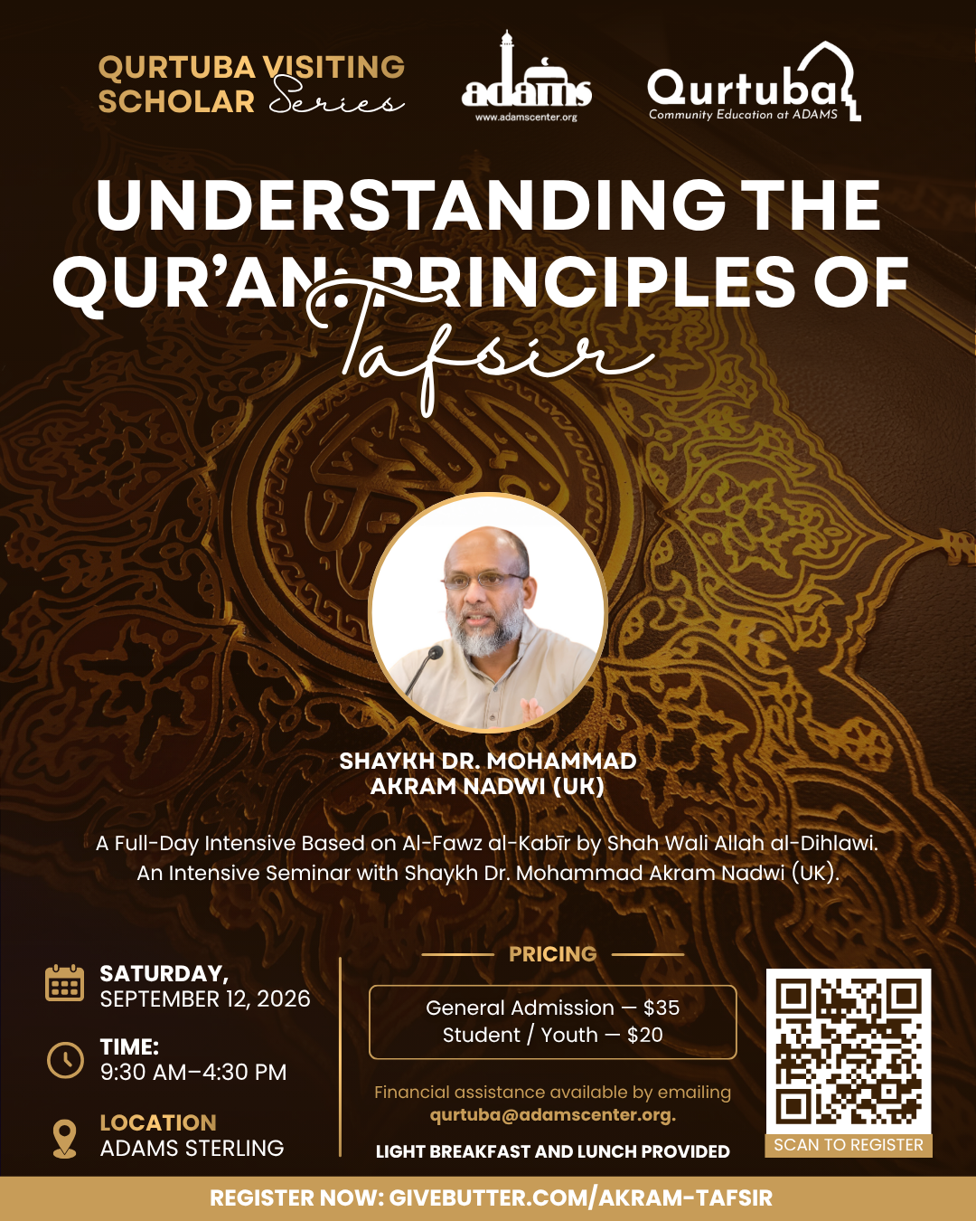 Campaign cover image for Understanding the Qur’an: Principles of Tafsir