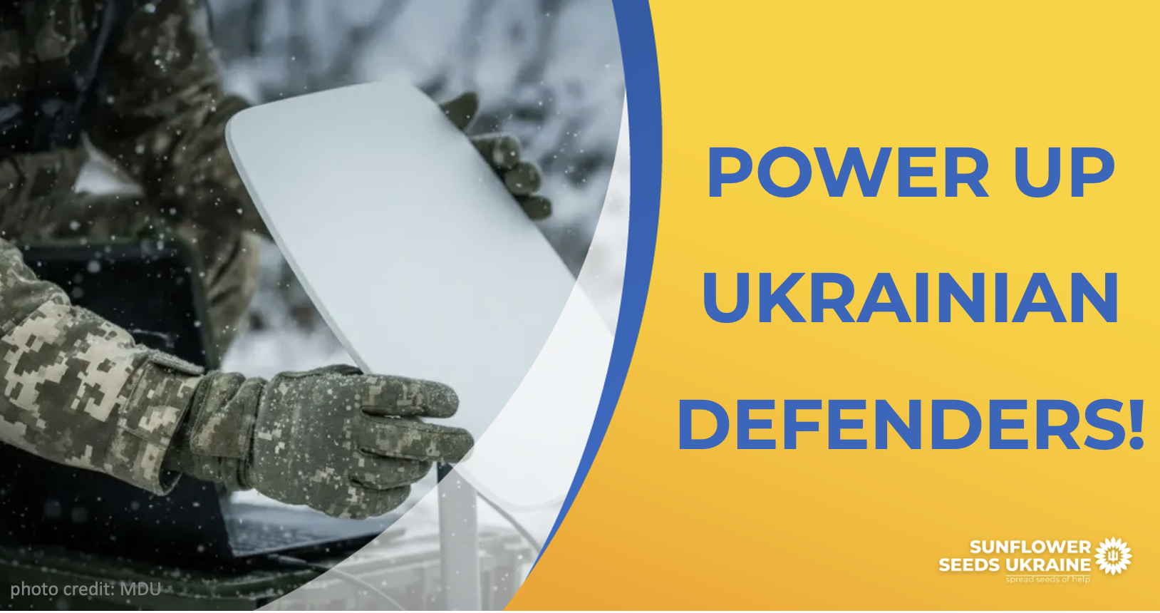 Campaign cover image for Power Up Ukrainian Defenders!