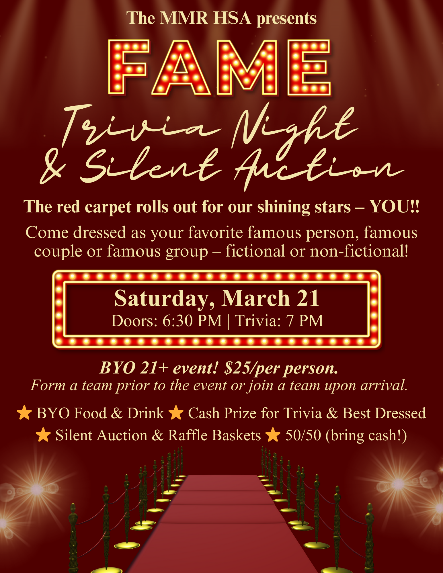 Campaign cover image for FAME: MMR's Trivia Night & Silent Auction