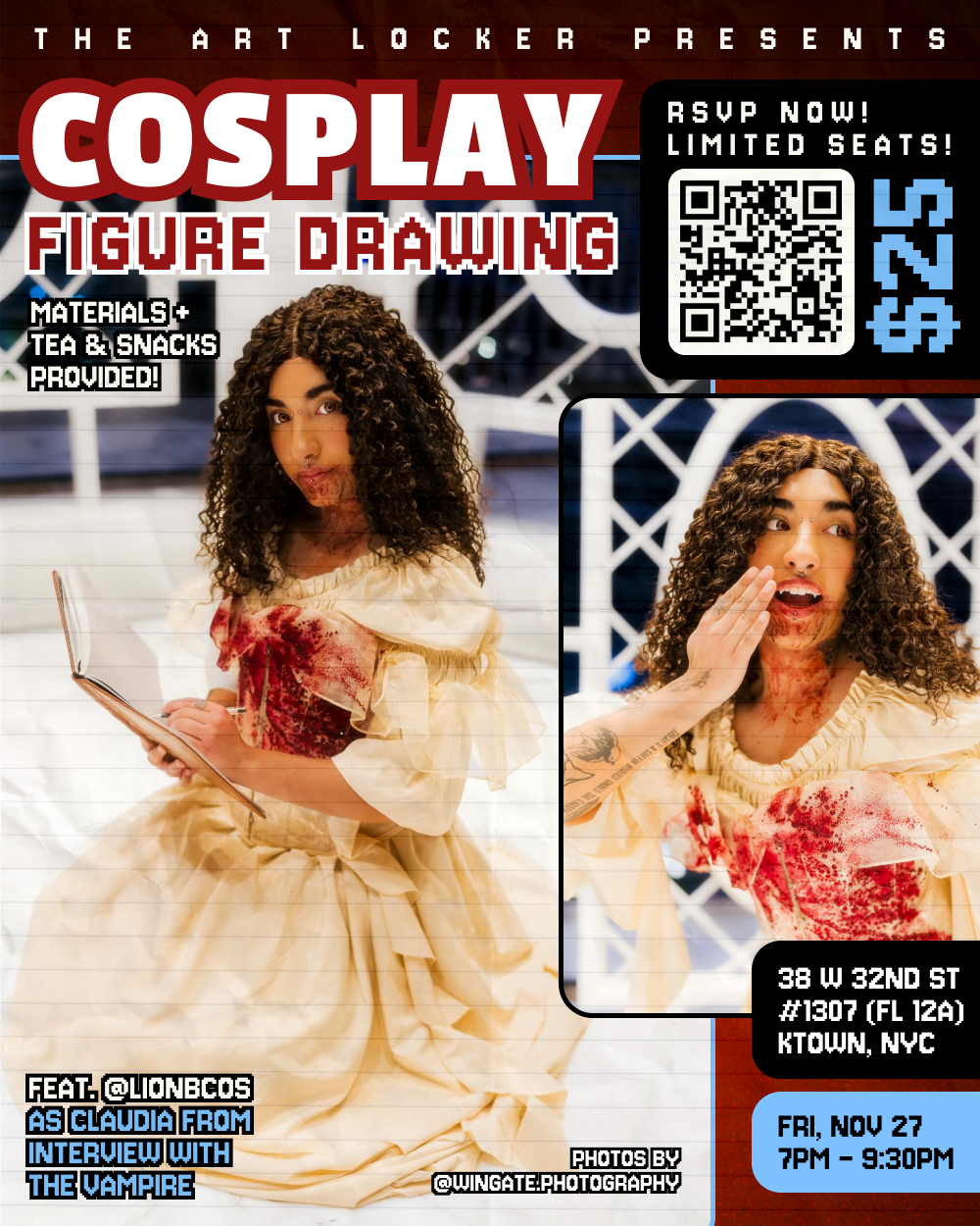 Campaign cover image for Cosplay Figure Drawing 11/27