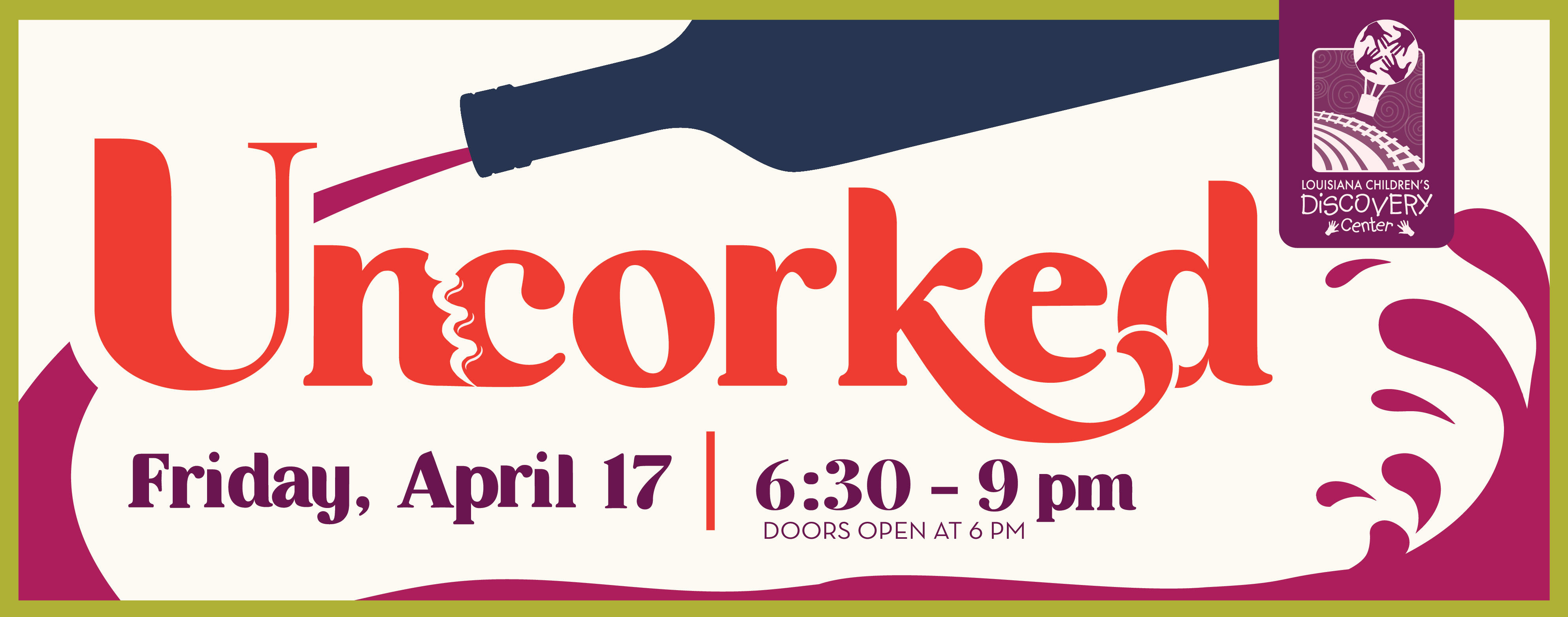 Campaign cover image for Uncorked - April 2026