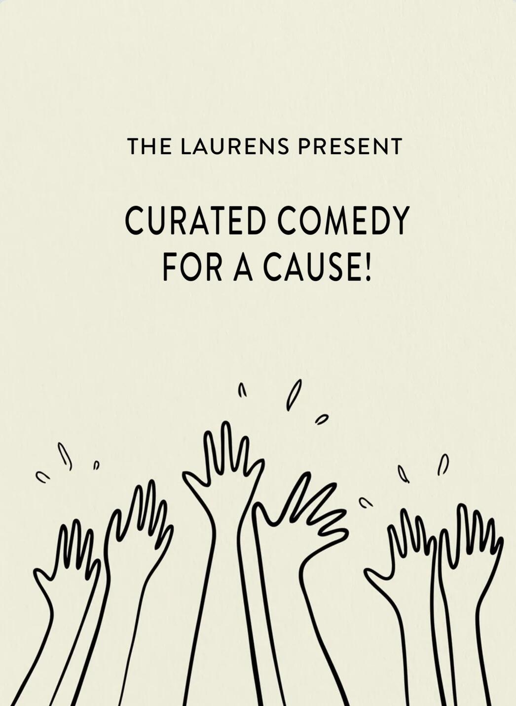Campaign cover image for Curated Comedy for A Cause