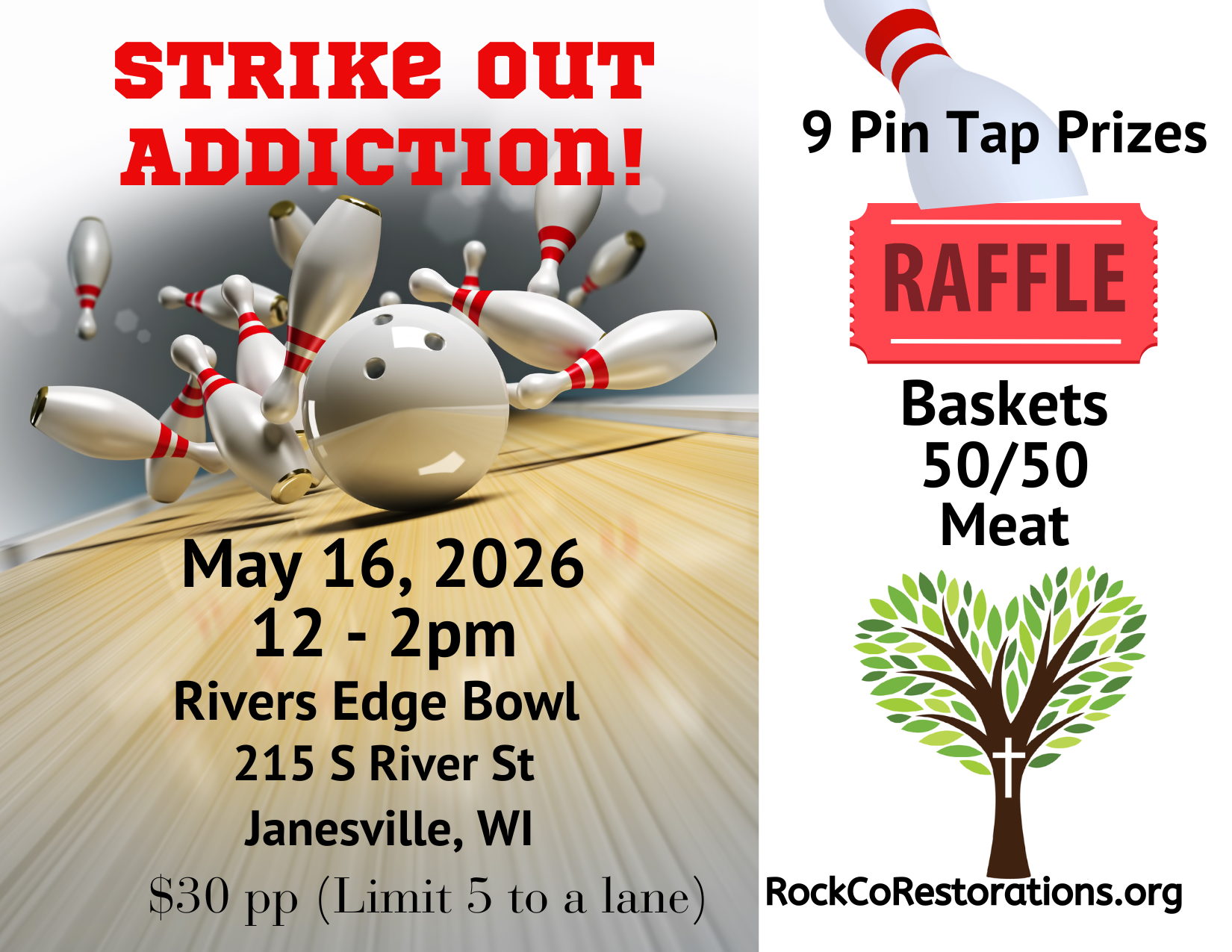 Campaign cover image for 3rd Annual Strike Out Addiction