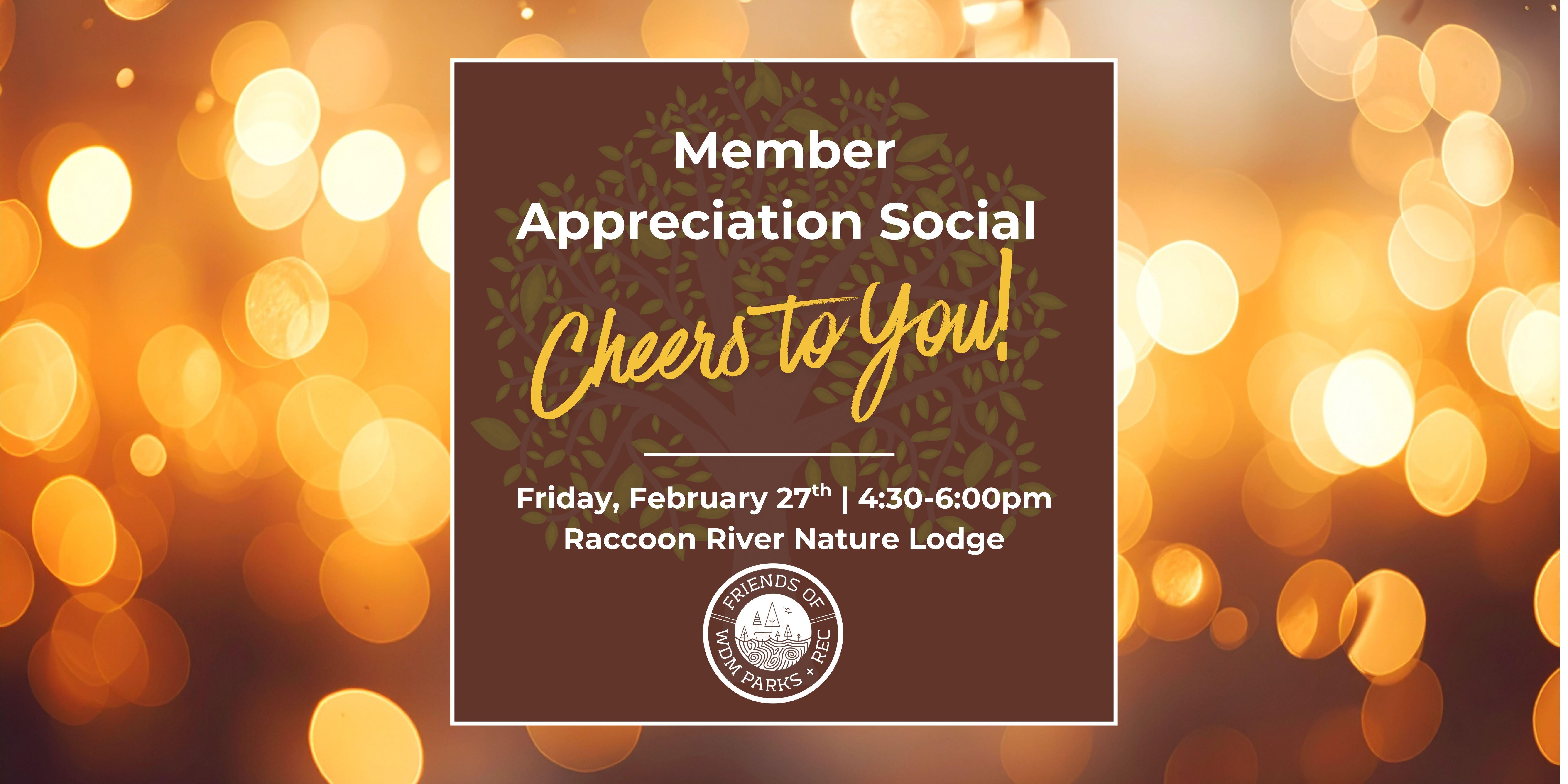 Campaign cover image for Member Appreciation Social