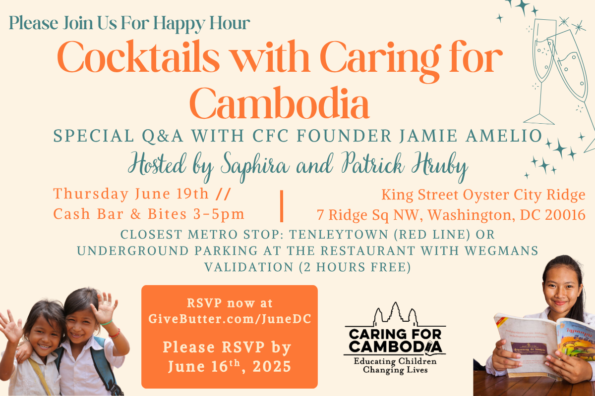 Campaign cover image for Cocktails with Caring for Cambodia