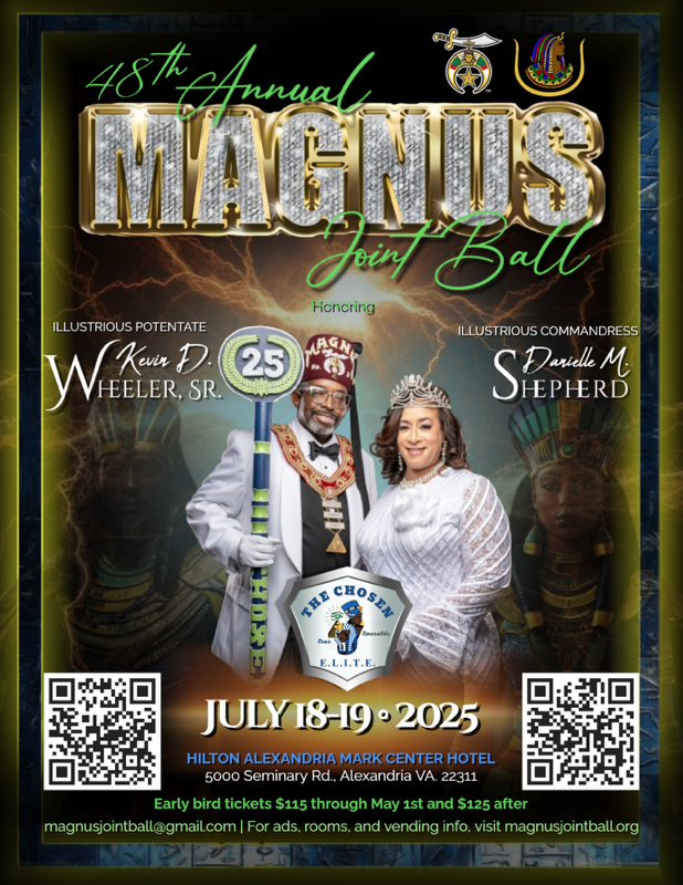 Campaign cover image for VIP - Magnus Temple No. 3 and Magnus Court No. 100 - 2025 Joint Ball