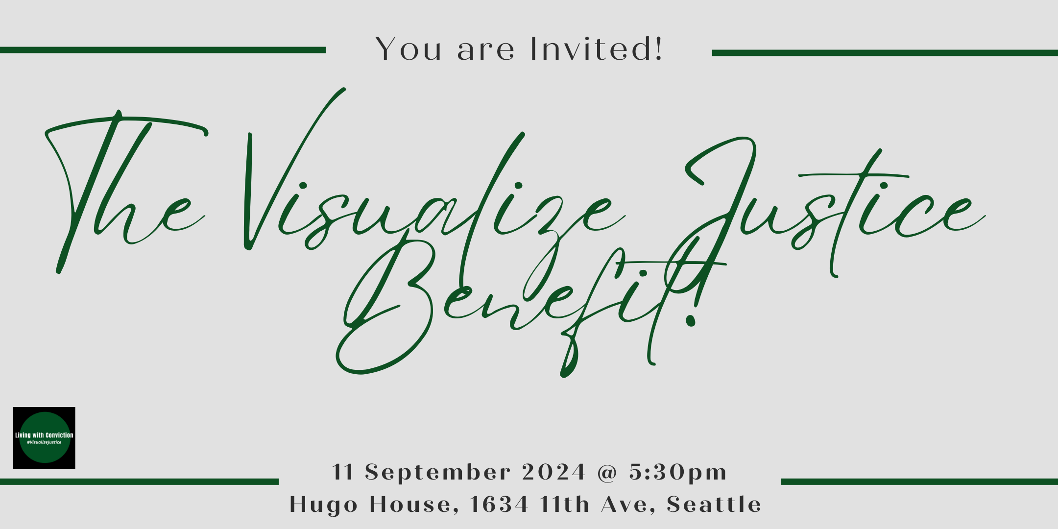 Campaign cover image for The Visualize Justice Benefit!