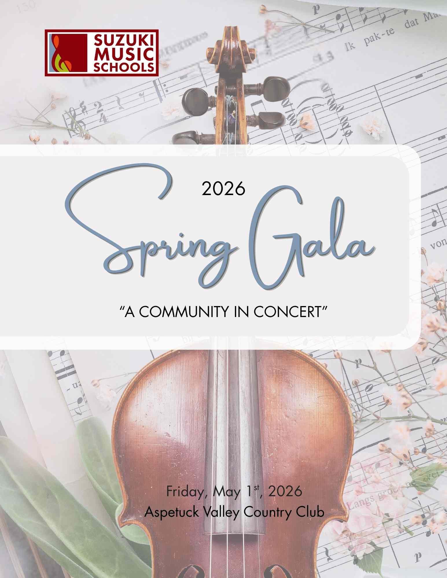 Campaign cover image for Suzuki Music Schools - Spring Gala 2026