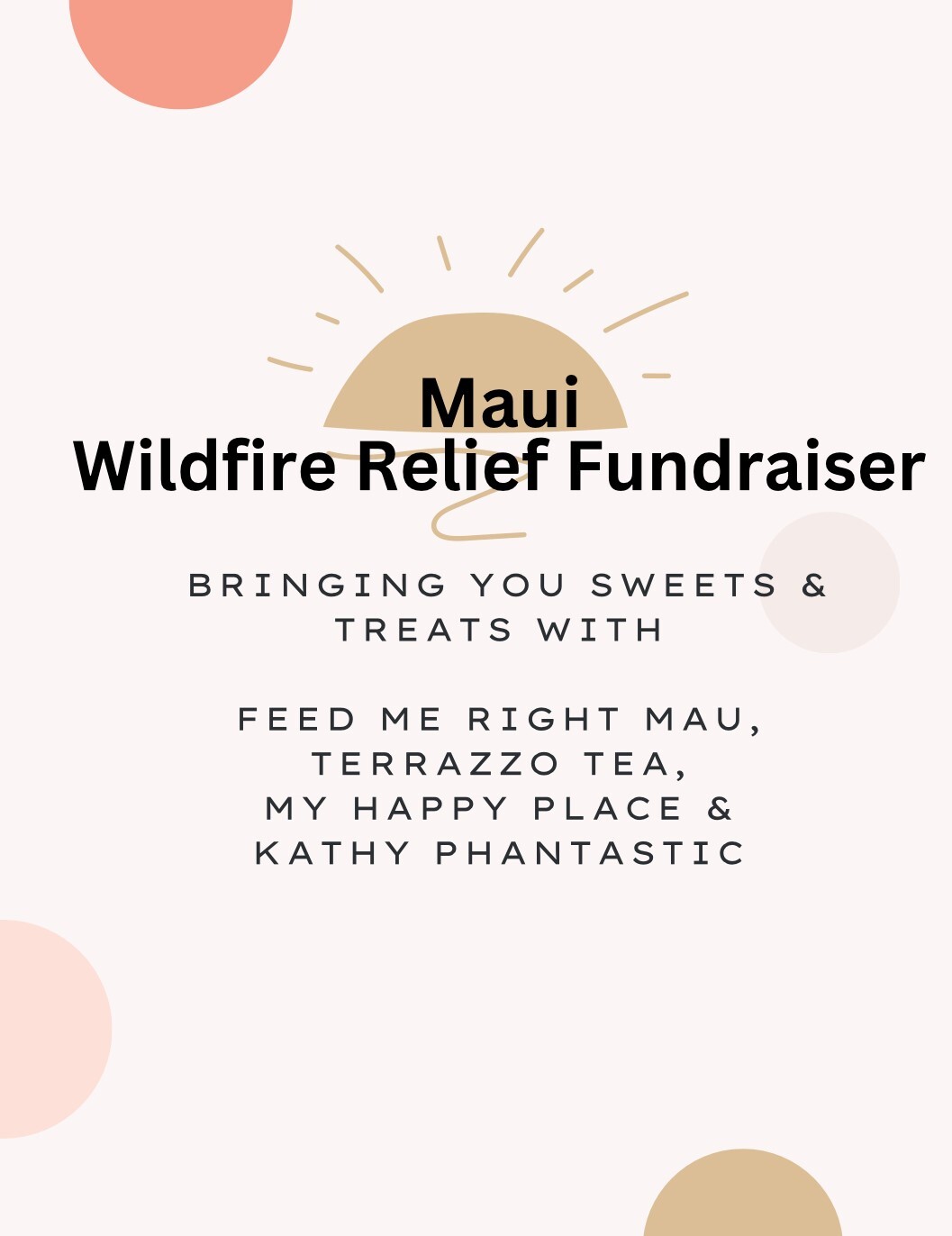 Campaign cover image for Maui Wildfire Relief Fundraiser