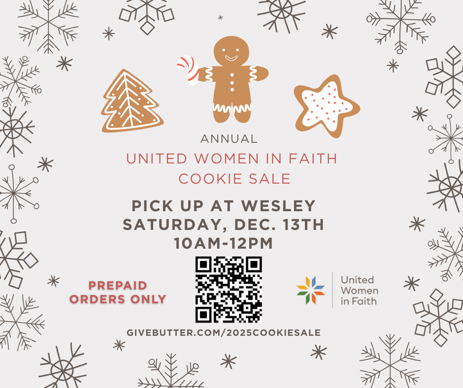 Campaign cover image for United Women in Faith Cookie Sale, Order Pickup at Wesley UMC, 14 N. May St. in Aurora on Saturday, December 13th from 10:00am-12:00pm