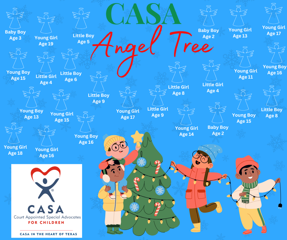 Campaign cover image for 2025 Christmas Wish List Project - CASA in the Heart of Texas Angel Tree