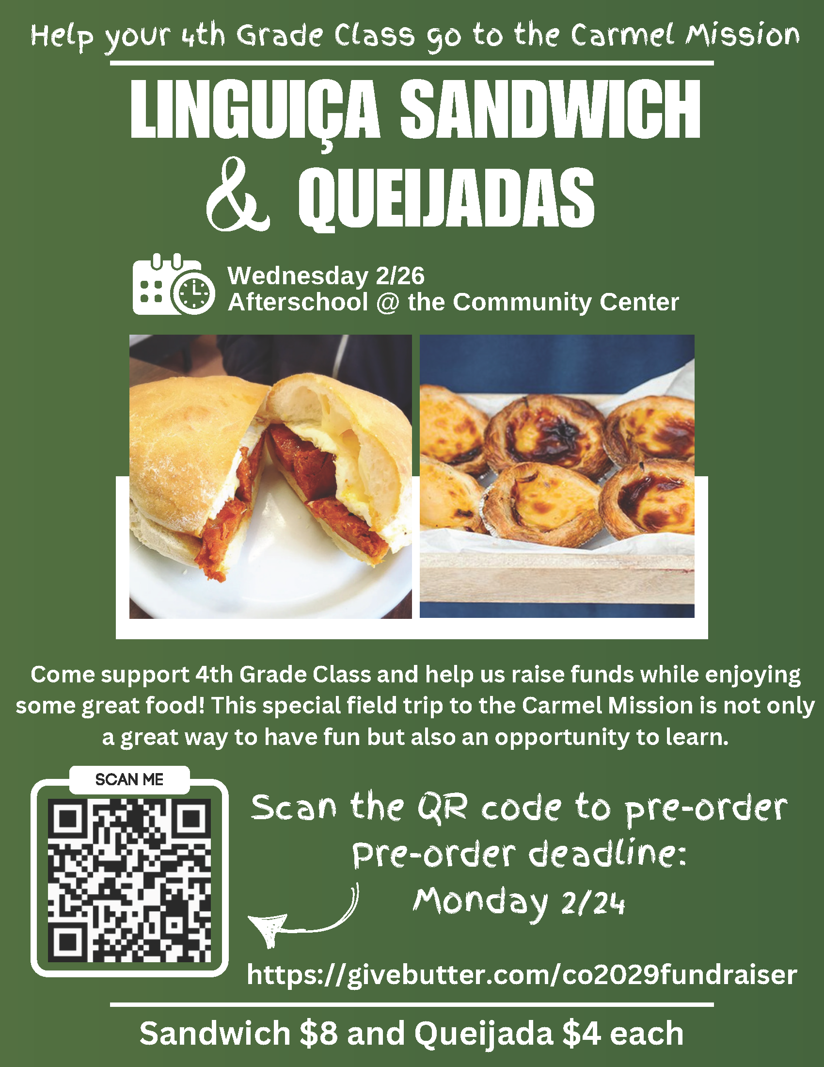 Campaign cover image for Class of 2029 Fundraiser: Help the 4th Graders go to the Carmel Mission