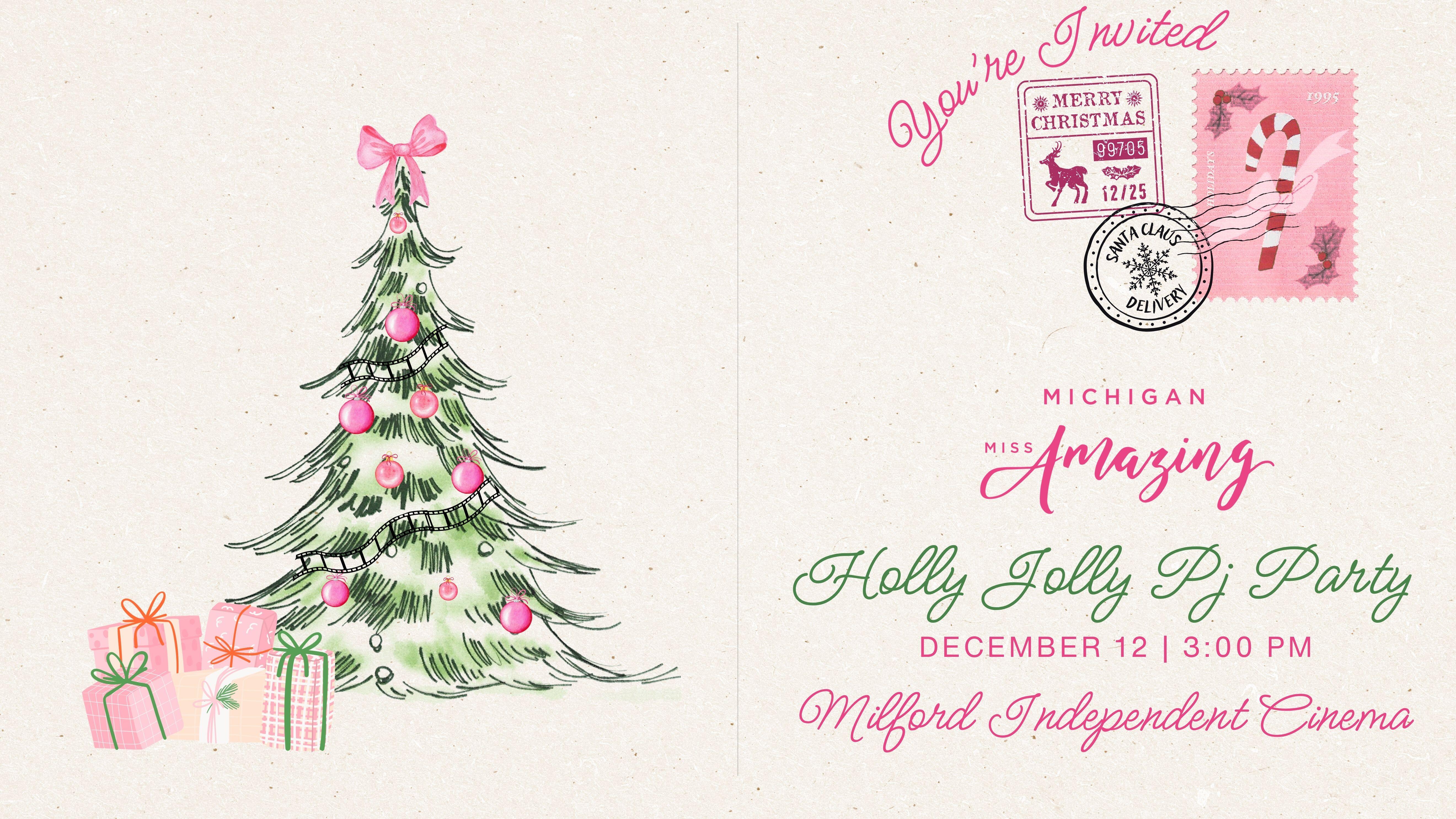 Campaign cover image for Michigan Miss Amazing: The Holly Jolly PJ Party