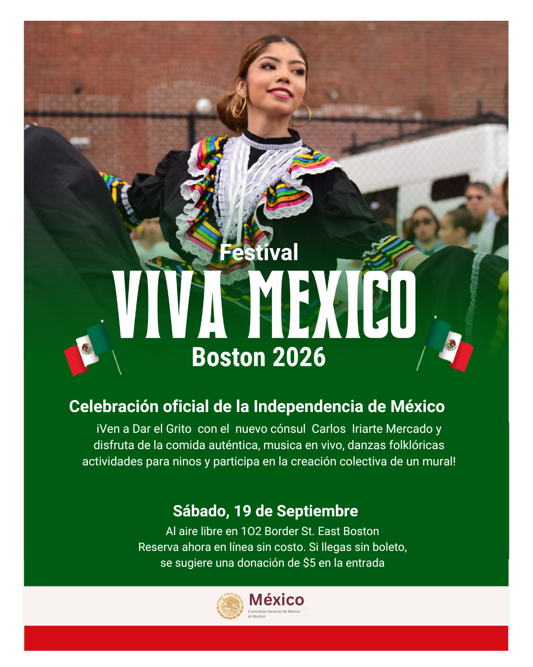 Campaign cover image for Festival Viva México Boston 2026