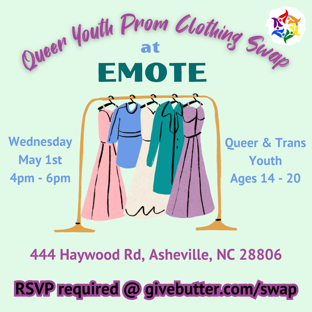 Campaign cover image for Emote Queer Prom Clothing Swap, May 1st