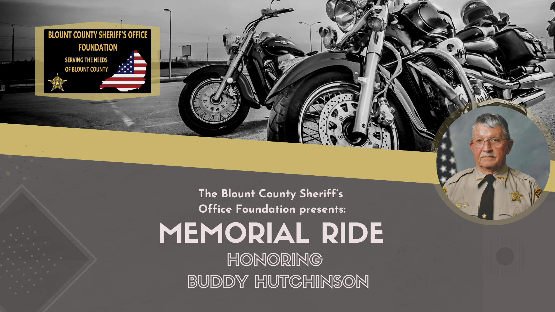 Campaign cover image for Buddy Hutchinson Memorial Ride 2025