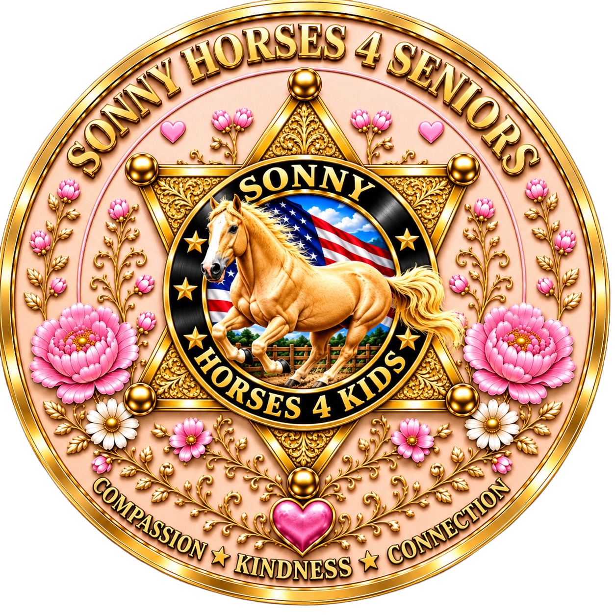 Campaign cover for SONNY HORSES 4 SENIORS - Seniors with Dementia, Alzheimer's & Loneliness Love Meeting Sonny Boy & Receiving Their Own Special SONNY ANGEL HORSE Plushy