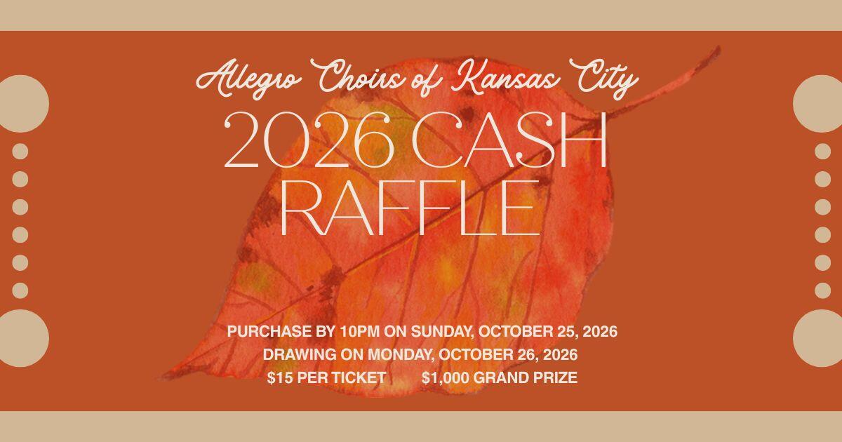 Campaign cover image for ALLEGRO'S 2026 FALL CASH RAFFLE