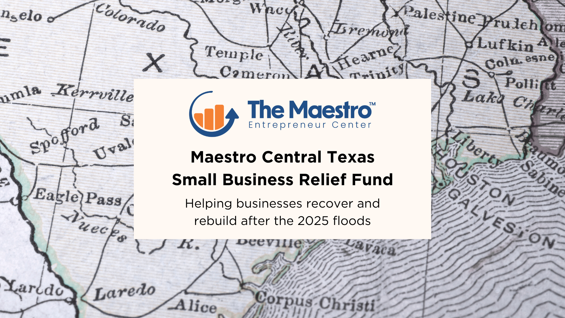 Campaign cover image for Rebuild Central Texas Small Businesses After the Flood