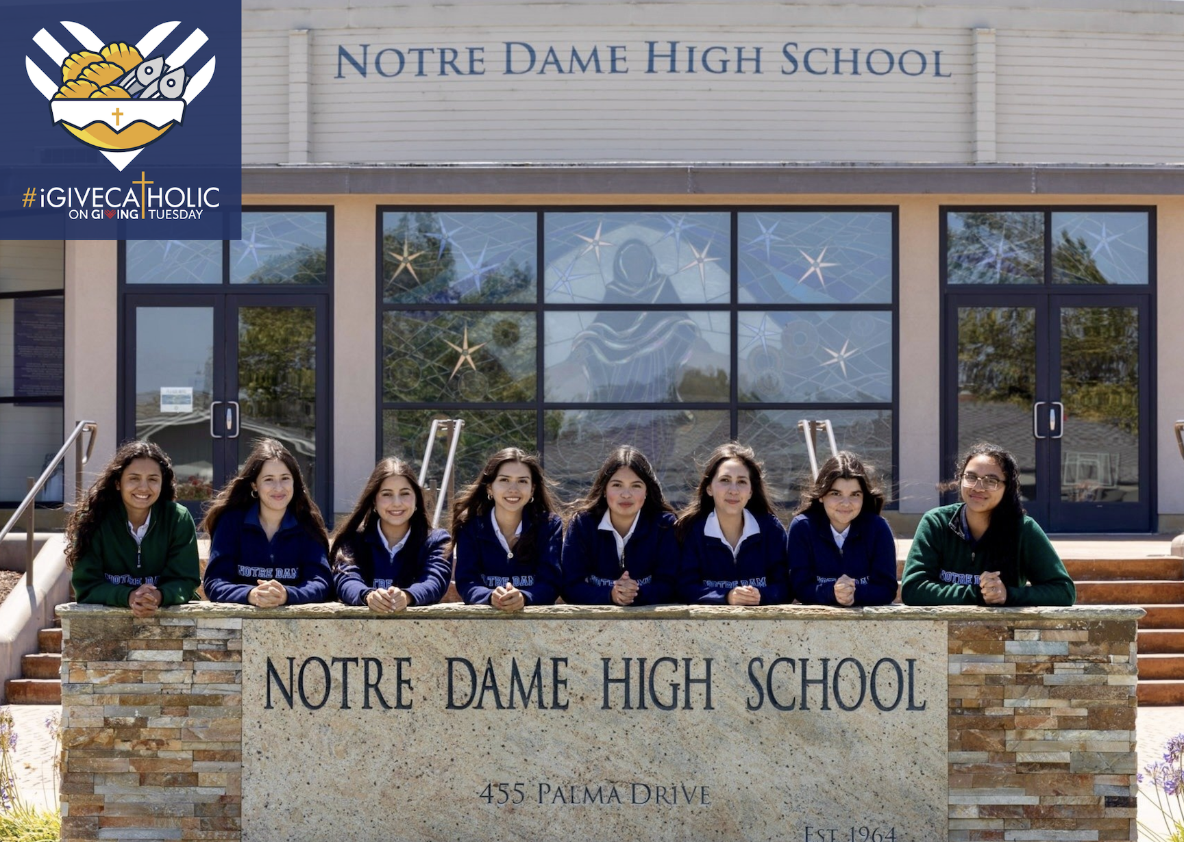Campaign cover image for iGiveCatholic on Giving Tuesday - Support Notre Dame High School