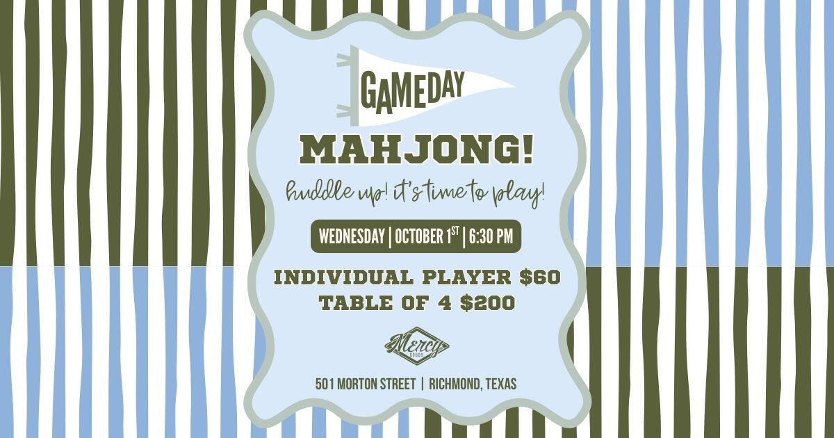 Campaign cover image for Game Day Mahjong