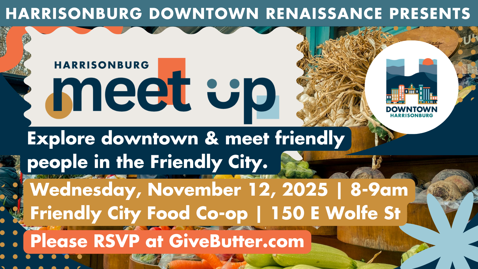 Campaign cover image for Harrisonburg Meet Up at Friendly City Food Co-op