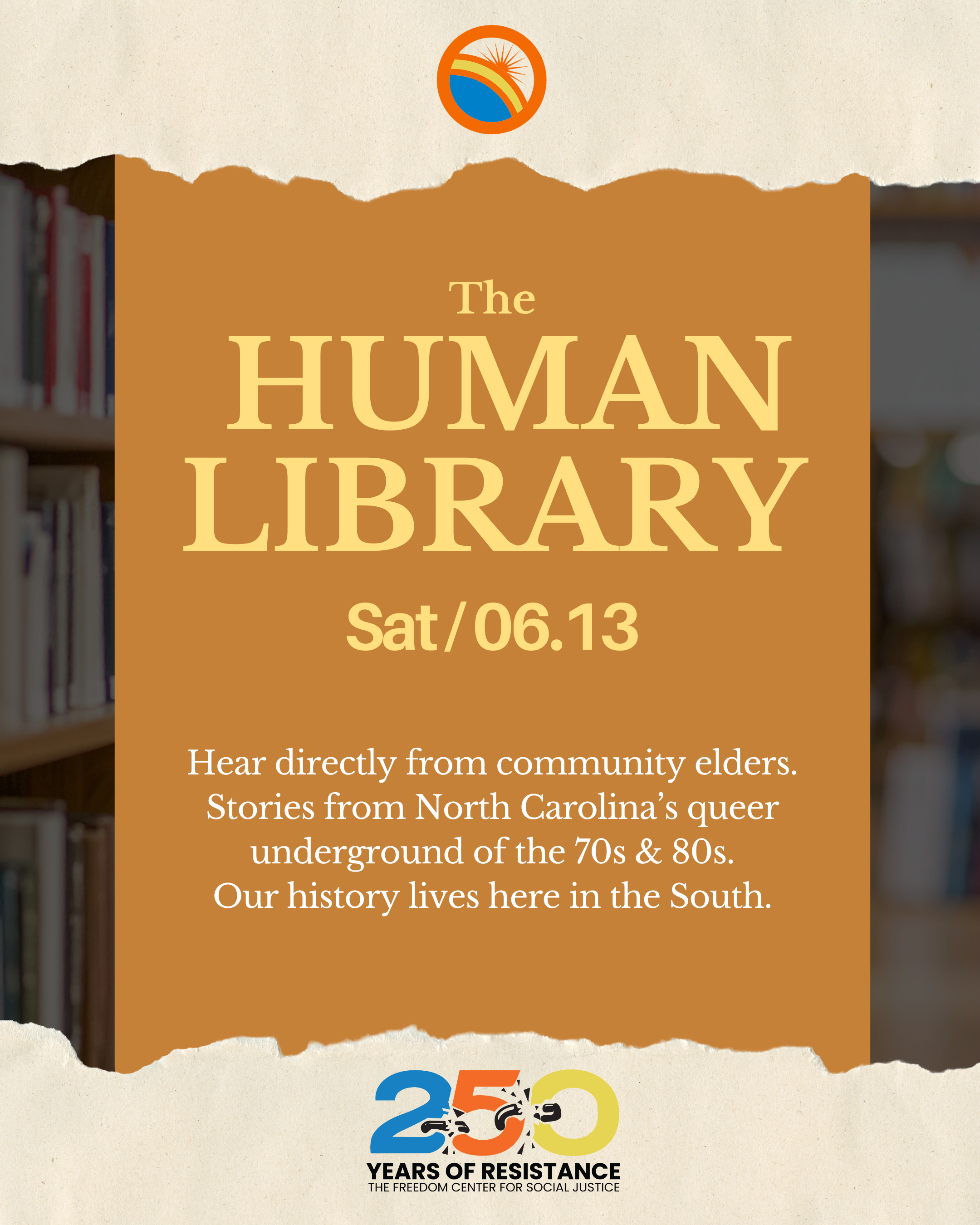 Campaign cover image for The Human Library: Stories of Resistance