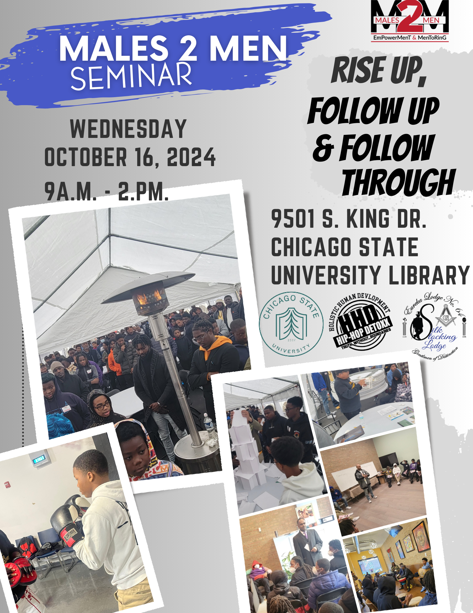 Campaign cover image for MALES 2 MEN EMPOWERMENT SEMINAR