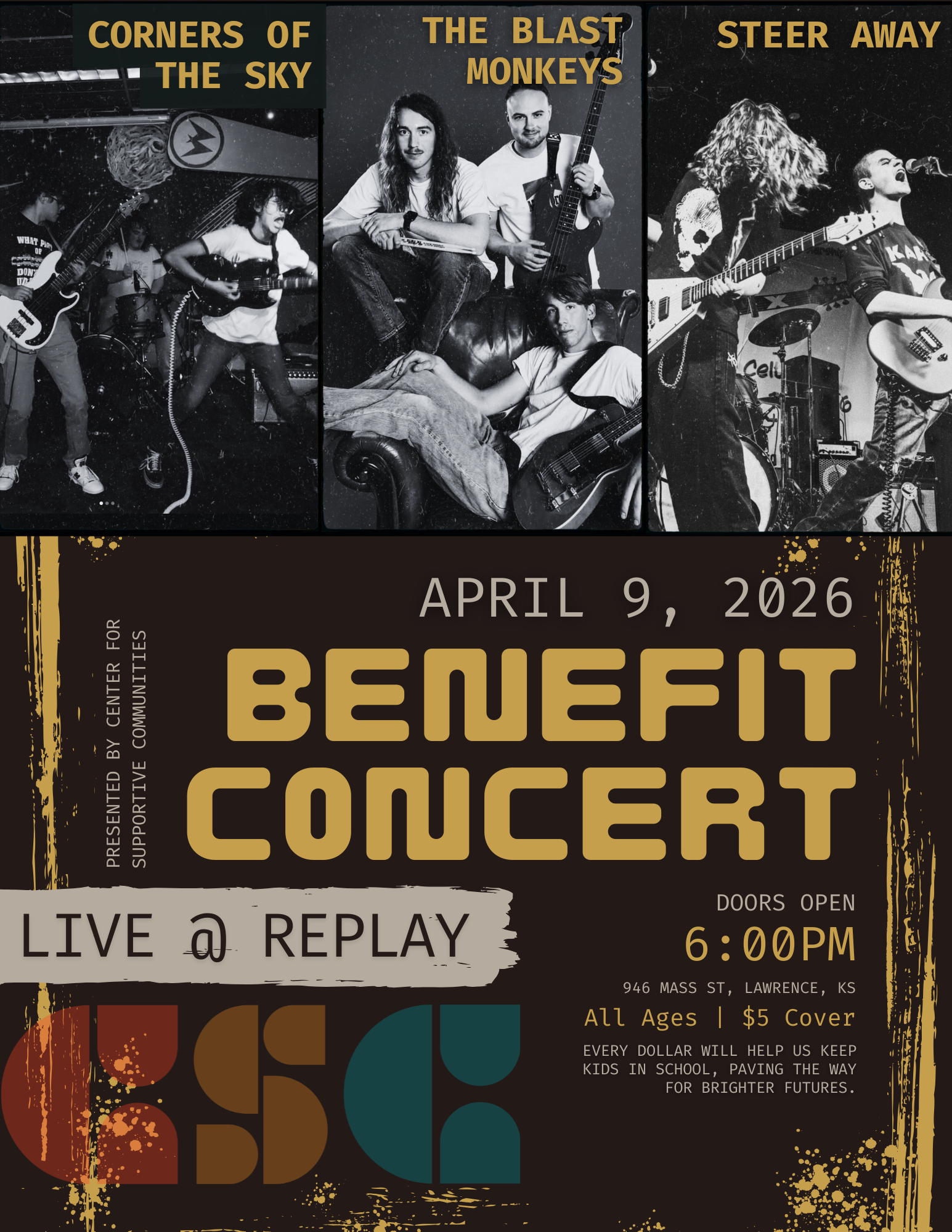 Campaign cover image for CSC's Second Annual All-Ages Benefit Concert
