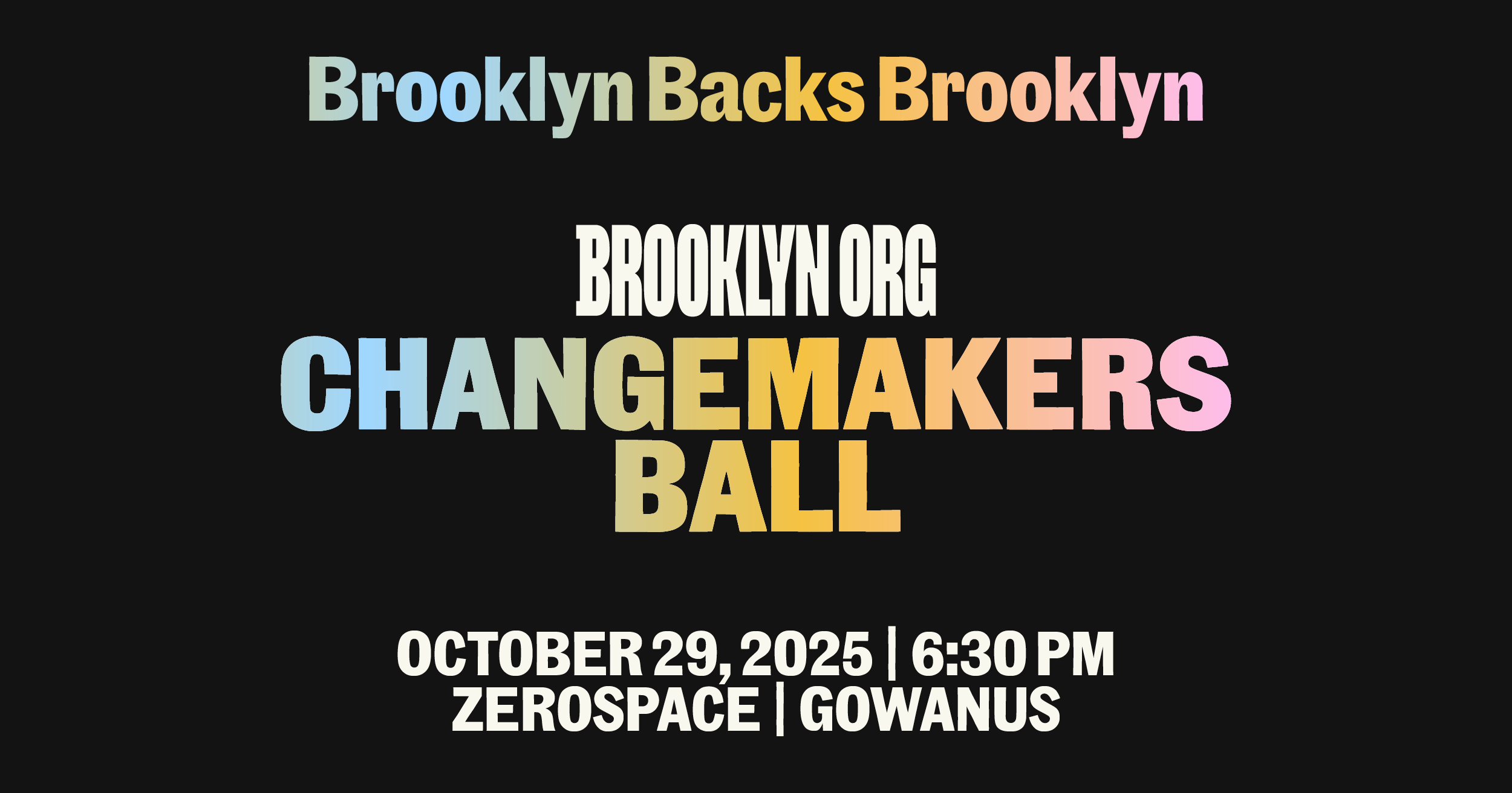 Campaign cover image for 2025 Brooklyn Org Changemakers Ball
