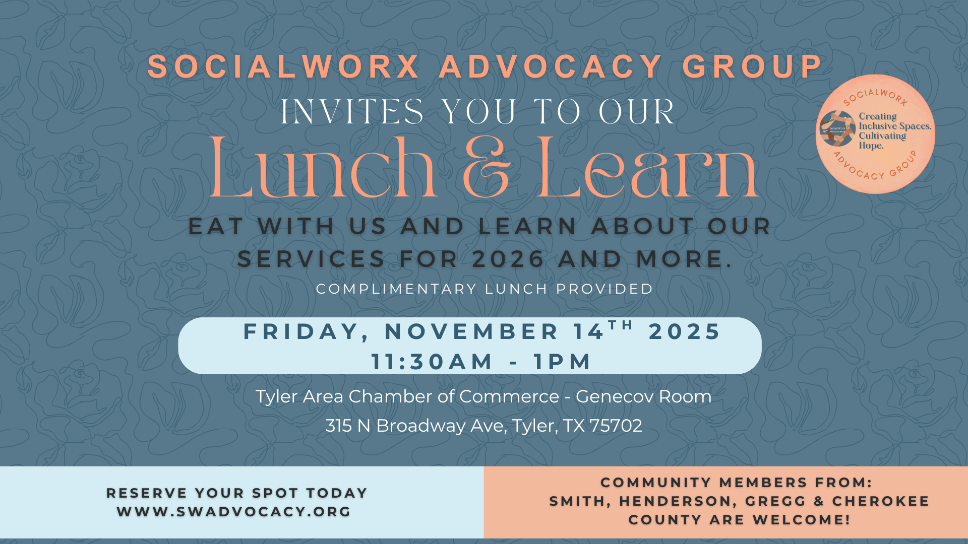 Campaign cover image for SocialWorx Lunch & Learn