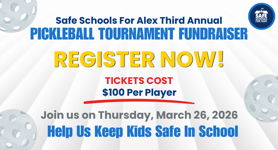 Campaign cover image for Safe Schools for Alex 2026 Pickleball Tournament