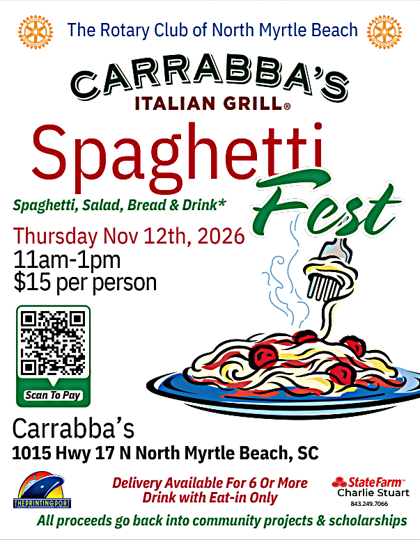 Campaign cover image for 2026 NMB Rotary Club Spaghetti Lunch