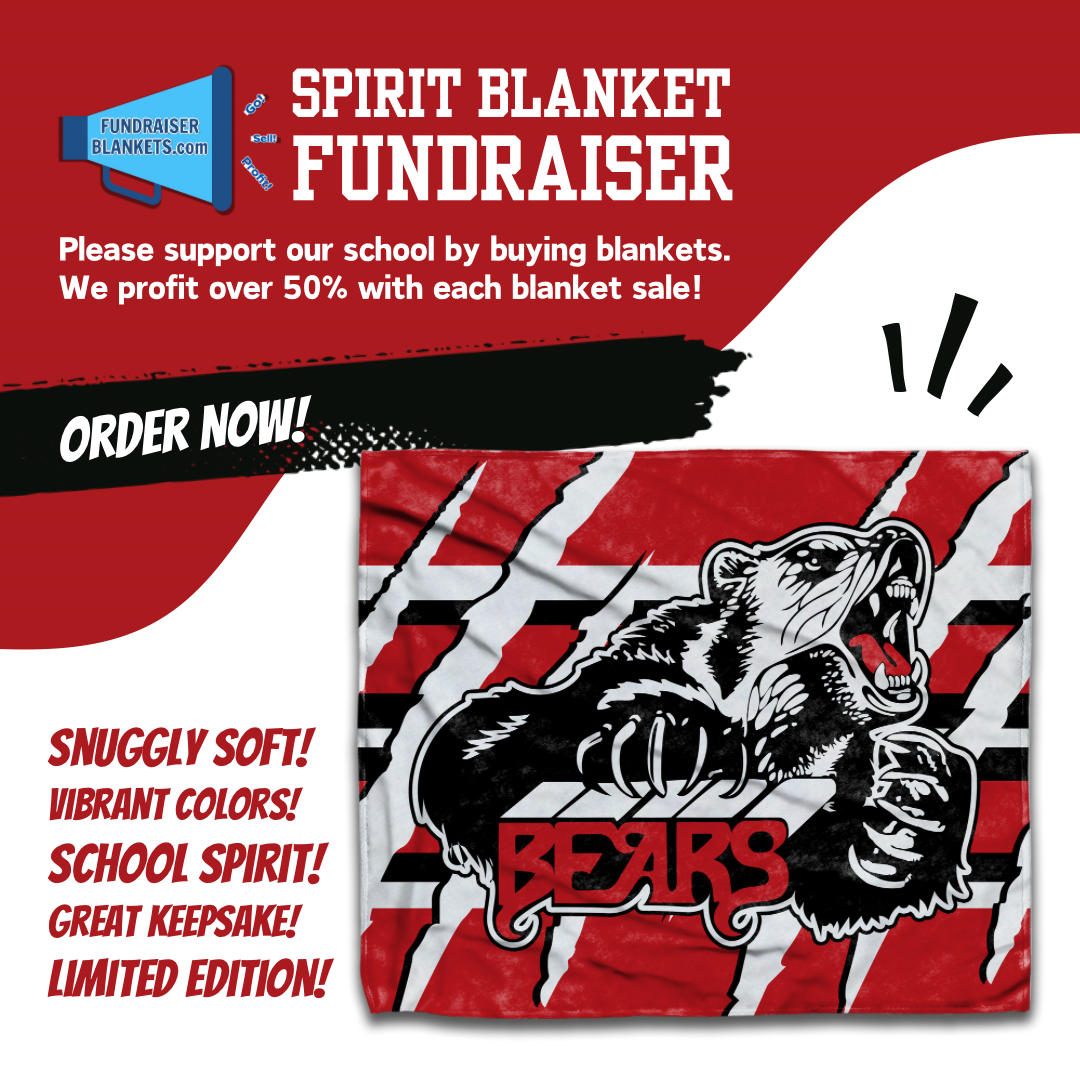 Campaign cover image for Crimson Bears Football Blankets