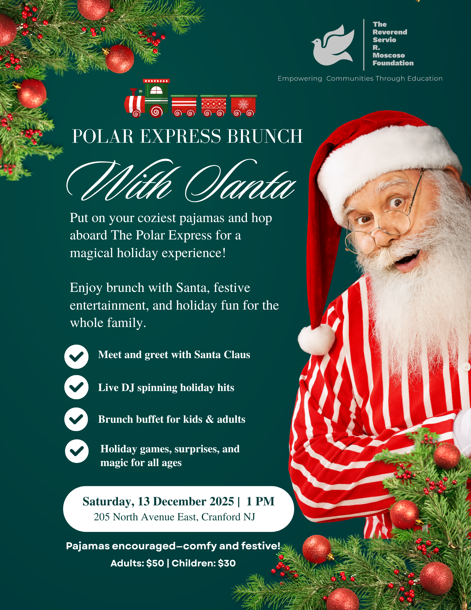 Campaign cover image for Santa Brunch 2025: The Polar Express