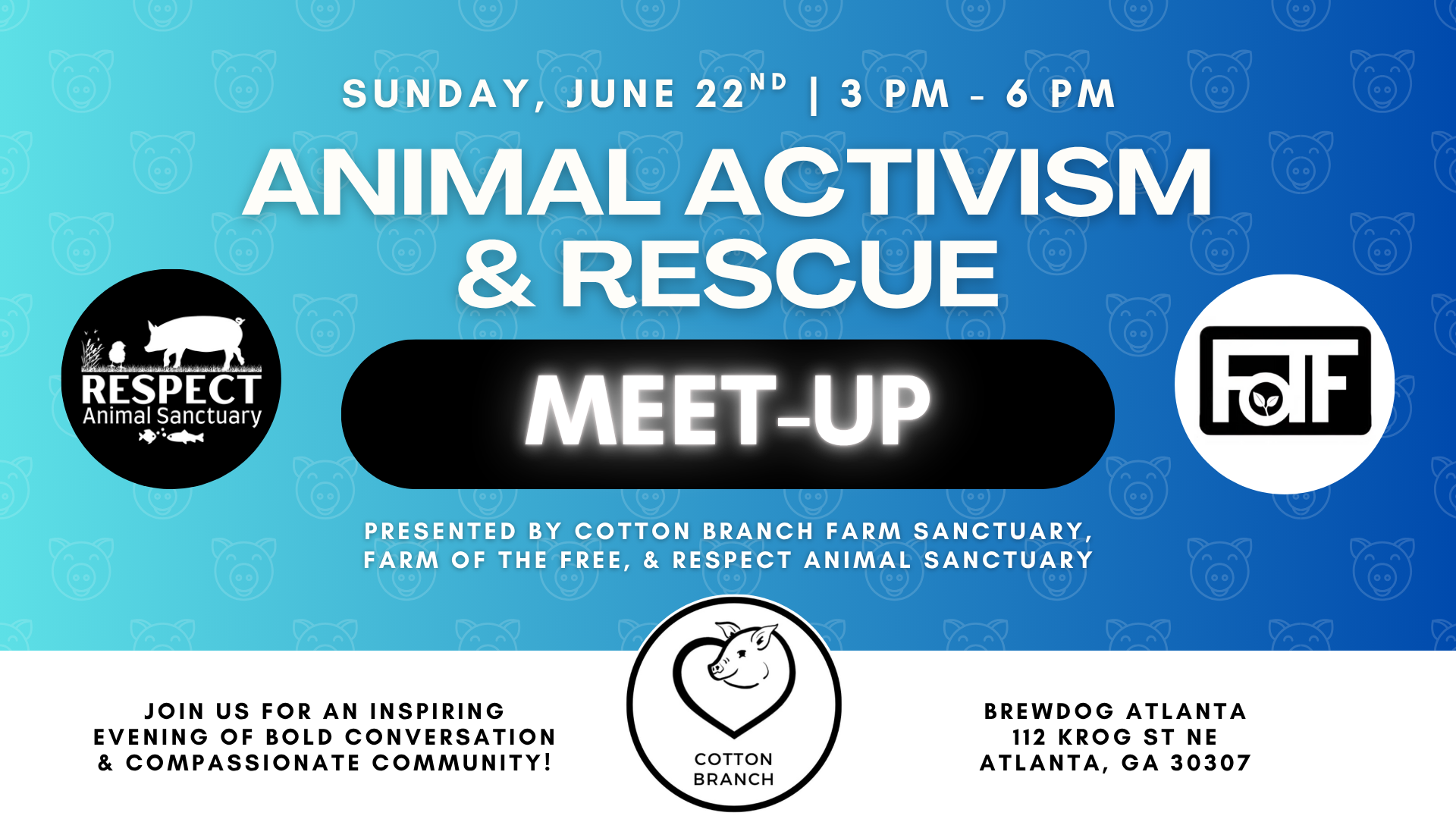 Campaign cover image for Animal Activism & Rescue Meet-Up | ATL