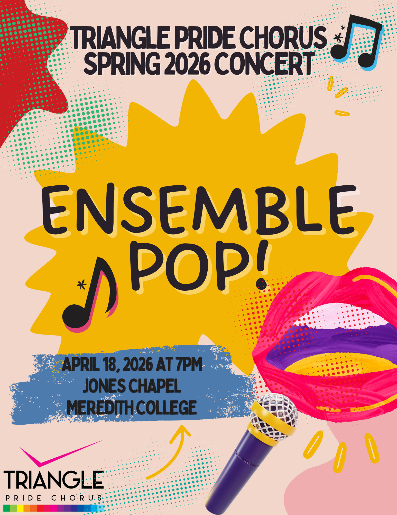 Campaign cover image for Triangle Pride Chorus Spring 2026 Concert - Ensemble Pop