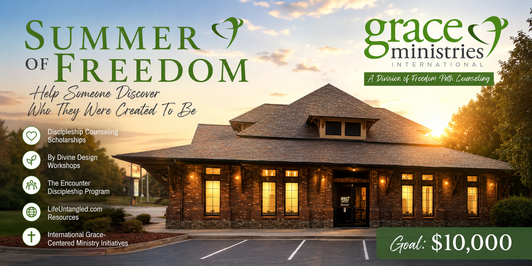 Campaign cover image for Summer of Freedom - Grace Ministries International