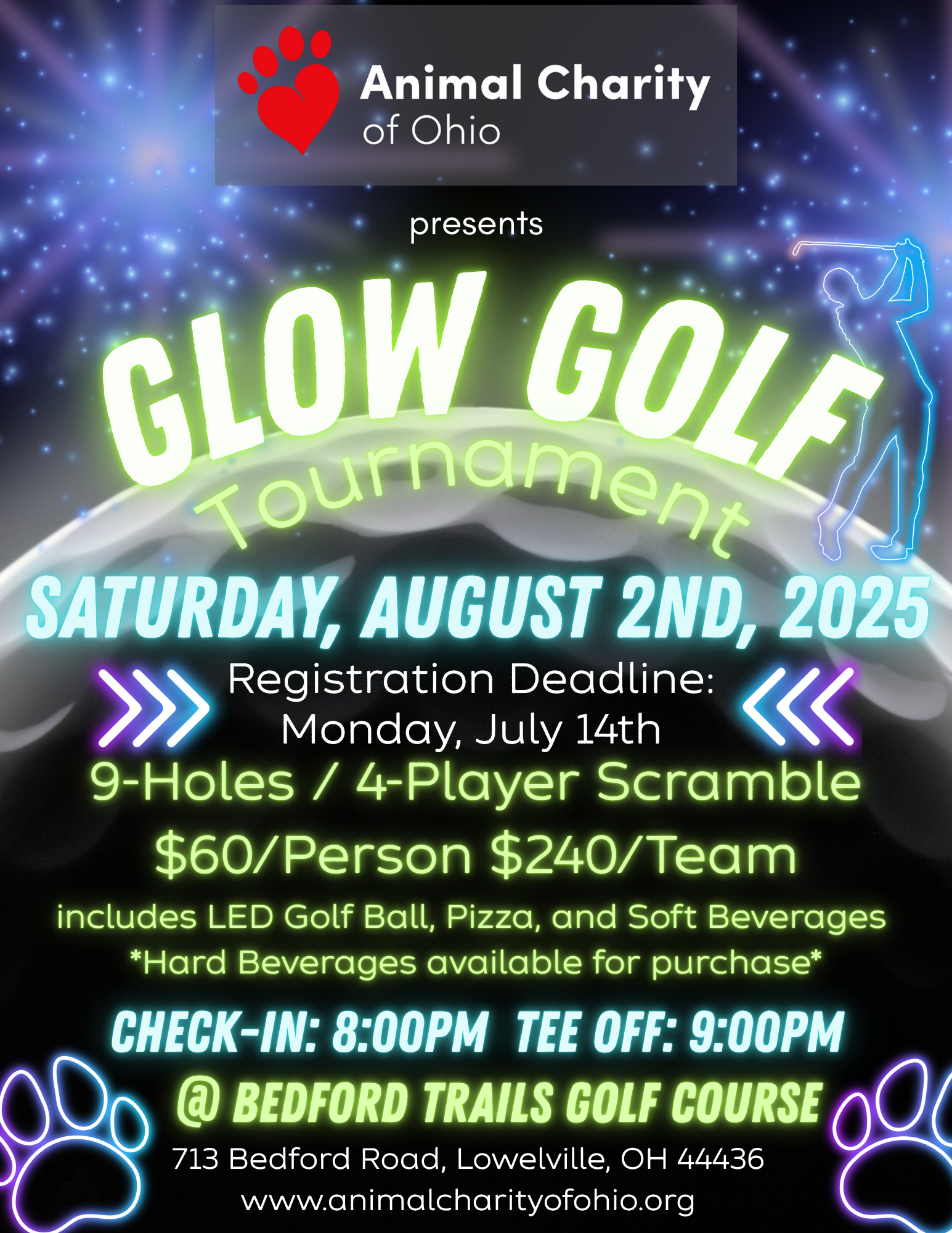 Campaign cover image for 2nd Annual Glow Golf Tournament