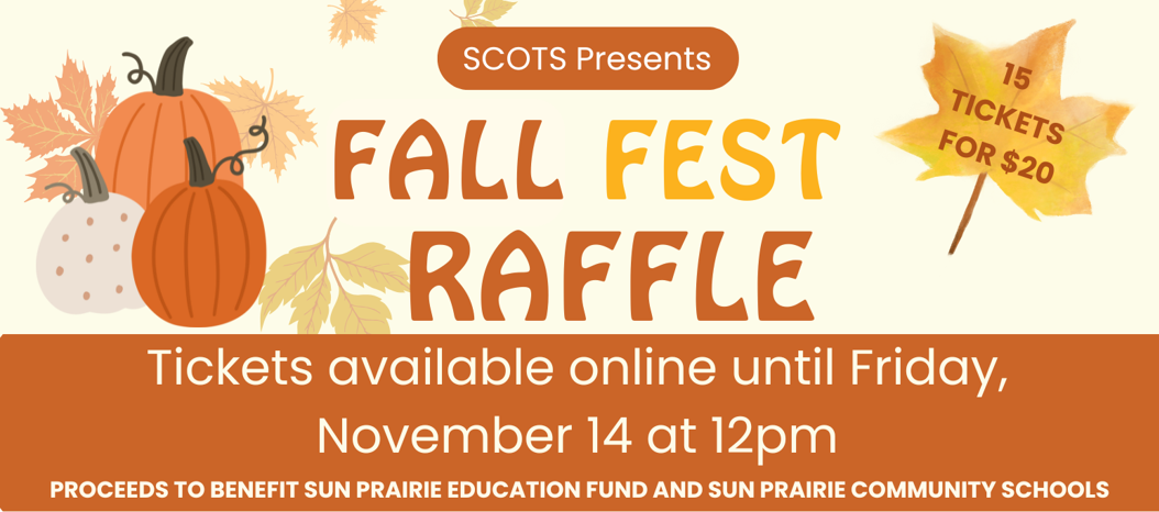 Fall Staff Rafffle Fall Fest Raffle | Sco of Token Springs Inc