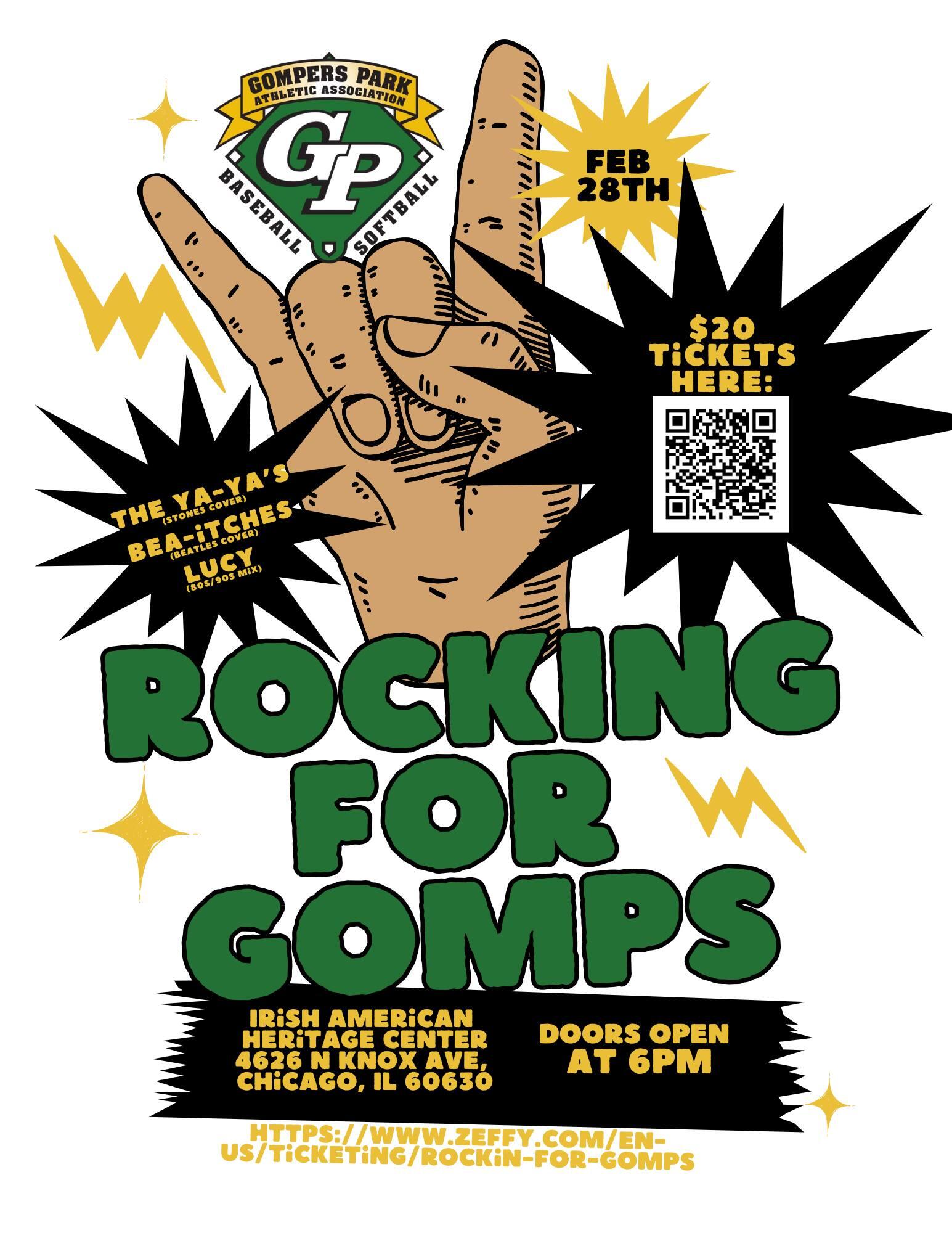 Campaign cover image for Rockin' for Gomps