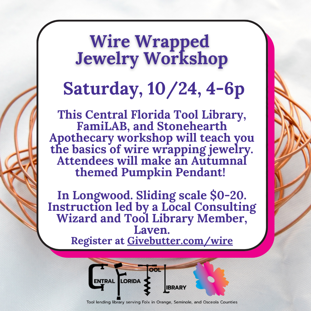 Campaign cover image for Wire Wrapped Jewelry Workshop