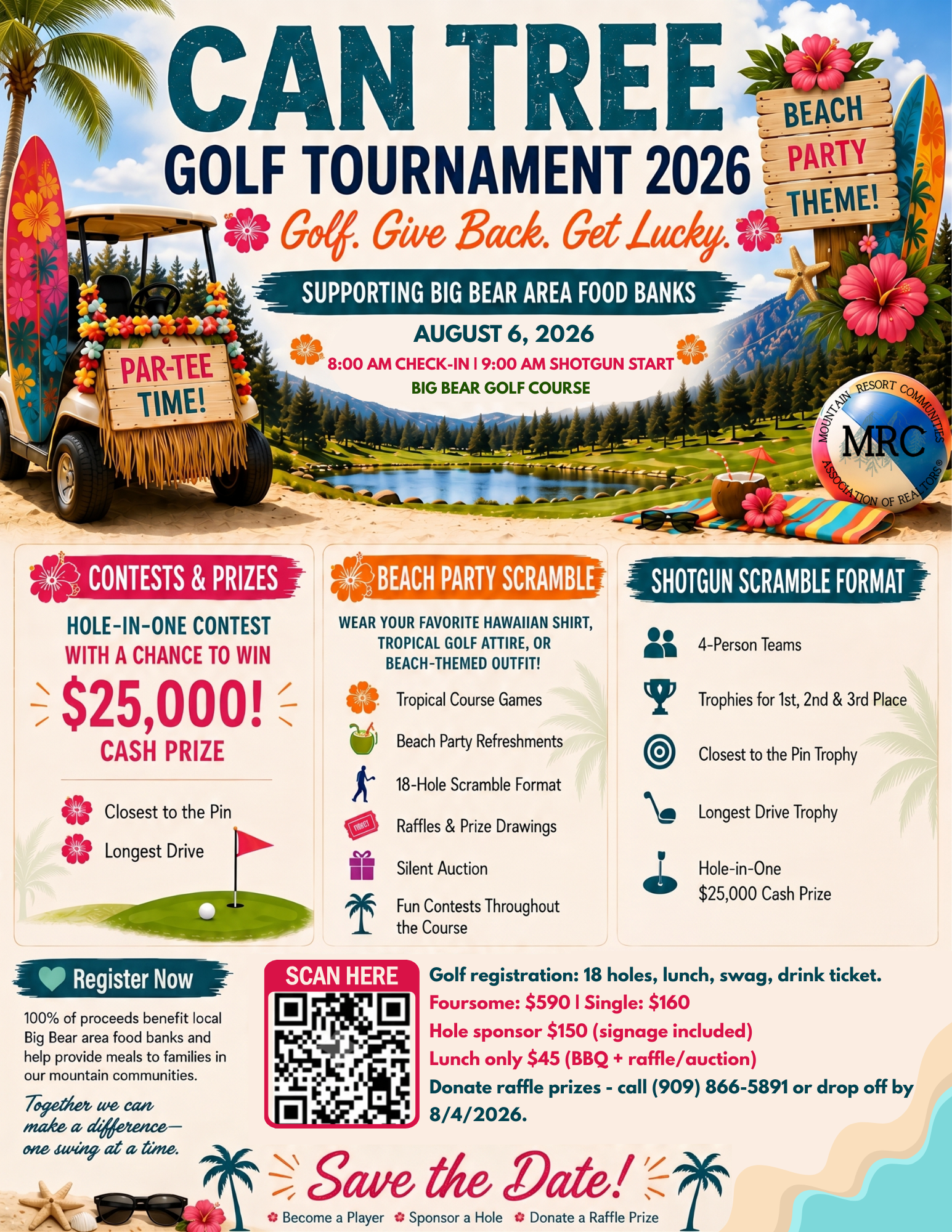 Campaign cover image for Cantree Golf Tournament & Beach Party
