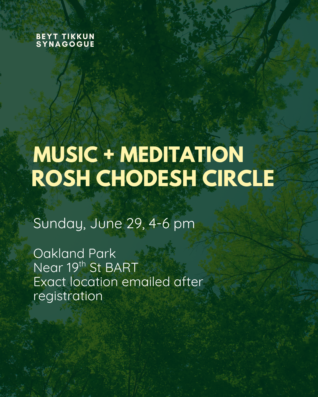 Campaign cover image for 2025-06 Music and Meditation - Rosh Chodesh Circle